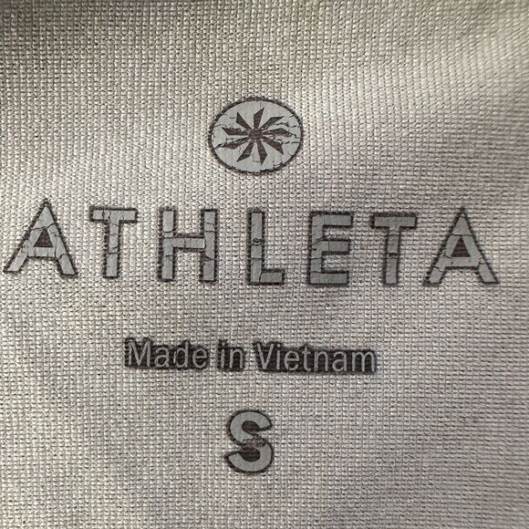 Athleta Long sleeve Cool-Down Top, Black/Purple/White Size Small - Picture 2 of 7